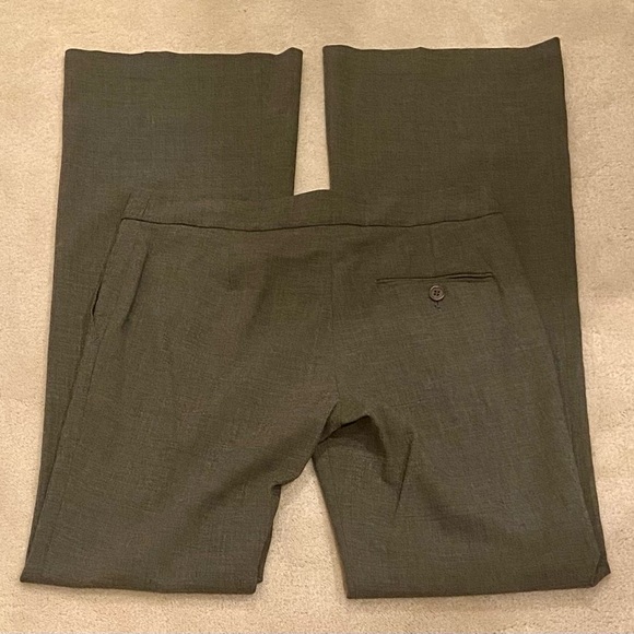 NWT BCBGMAXAZRIA Slim Flare Wool Blend Dress Pants - Picture 7 of 16